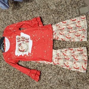2 piece santa suit